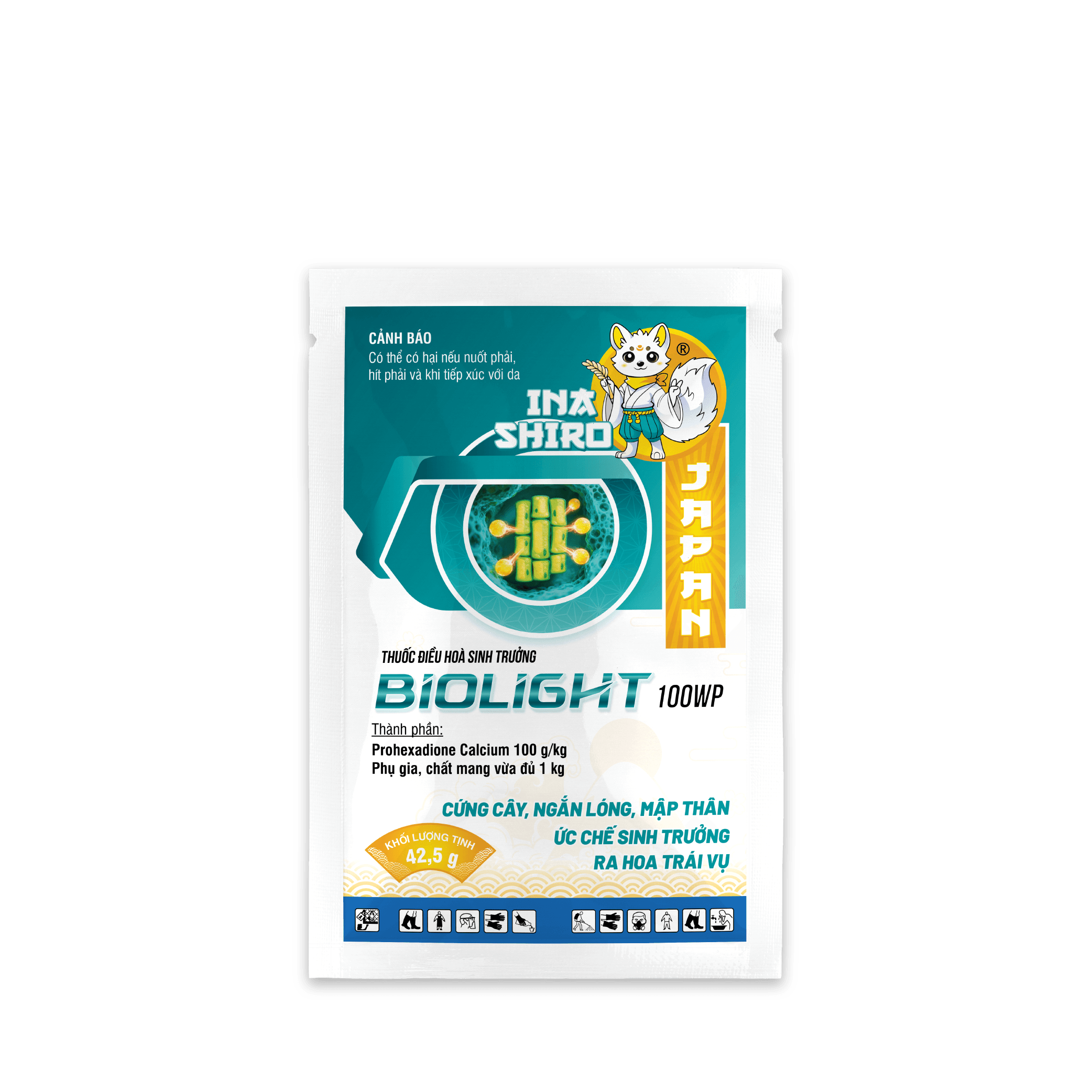 thuốc điều hòa sinh trưởng Biolight 100WP với hoạt chất Prohexadione Calcium