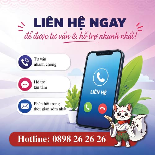 Liên hệ với Inashiro - Hotline 0898262626 để được tư vấn và báo giá các loại phân bón lá, phân bón sinh học và các loại thuốc bảo vệ thực vật.